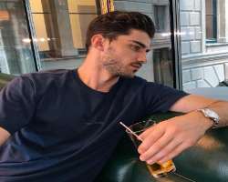 Flamur Ukshini consuming alcohol
